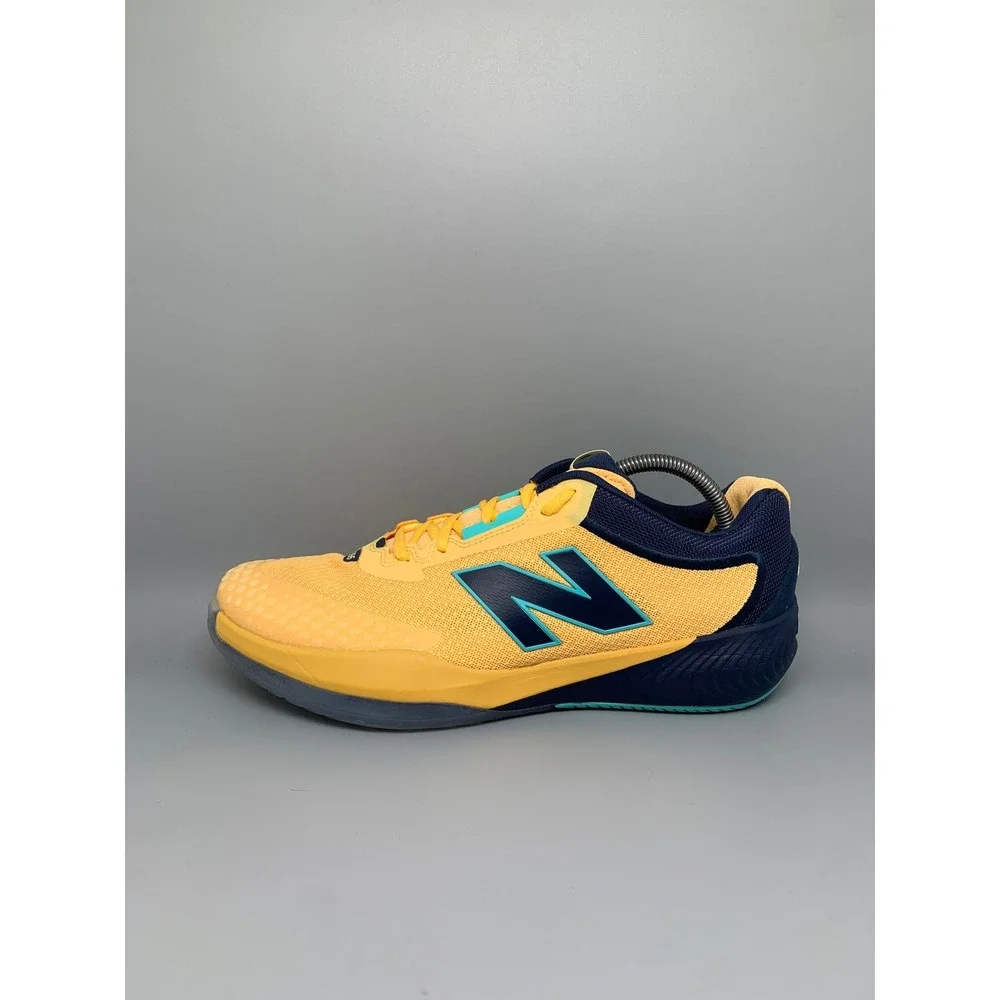 New Balance FuelCell 996v6 Yellow Navy Tennis Shoes MCH996I6 Men's Sz 10.5